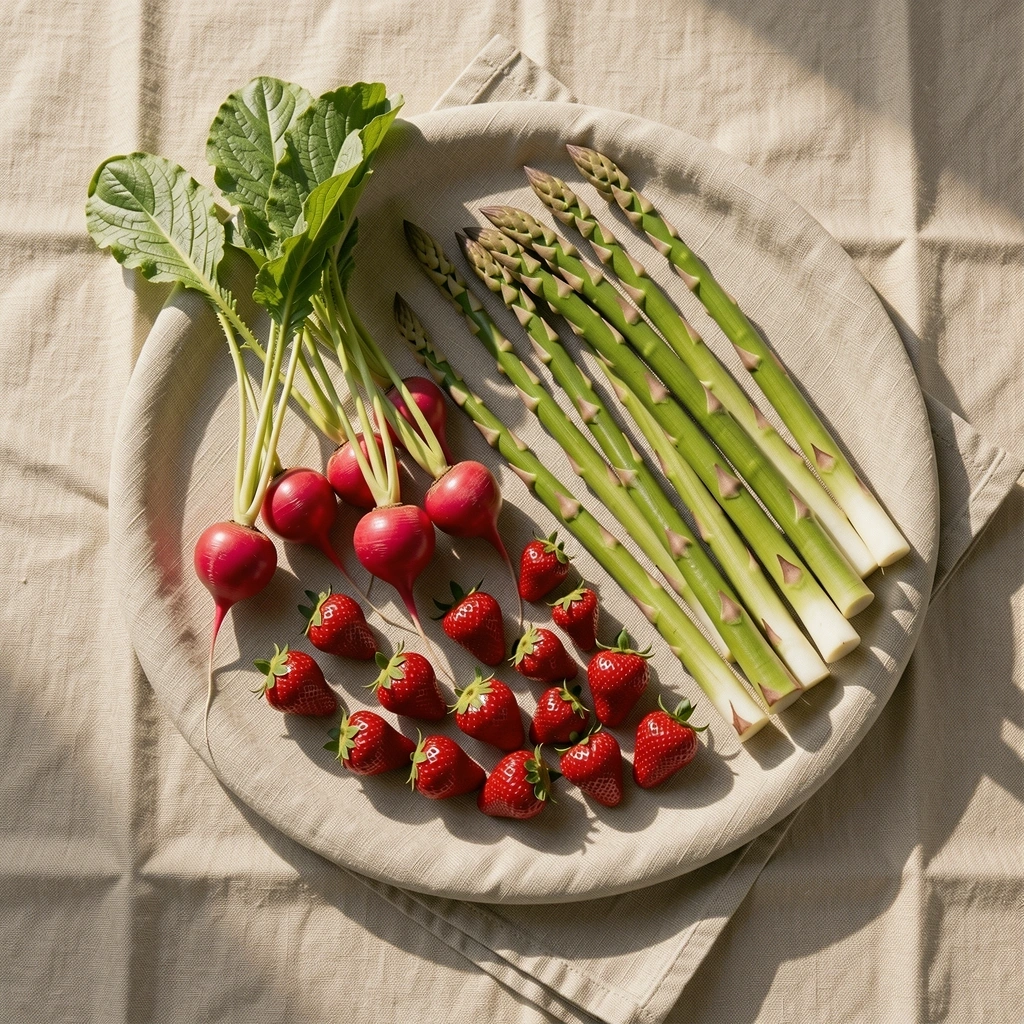 Produits de saison en Mai